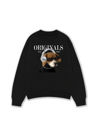 Áo Sweater Nỉ Hai Da Animal Mood Cool Music Dog
