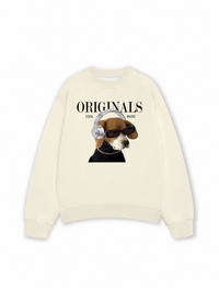 Áo Sweater Nỉ Hai Da Animal Mood Cool Music Dog