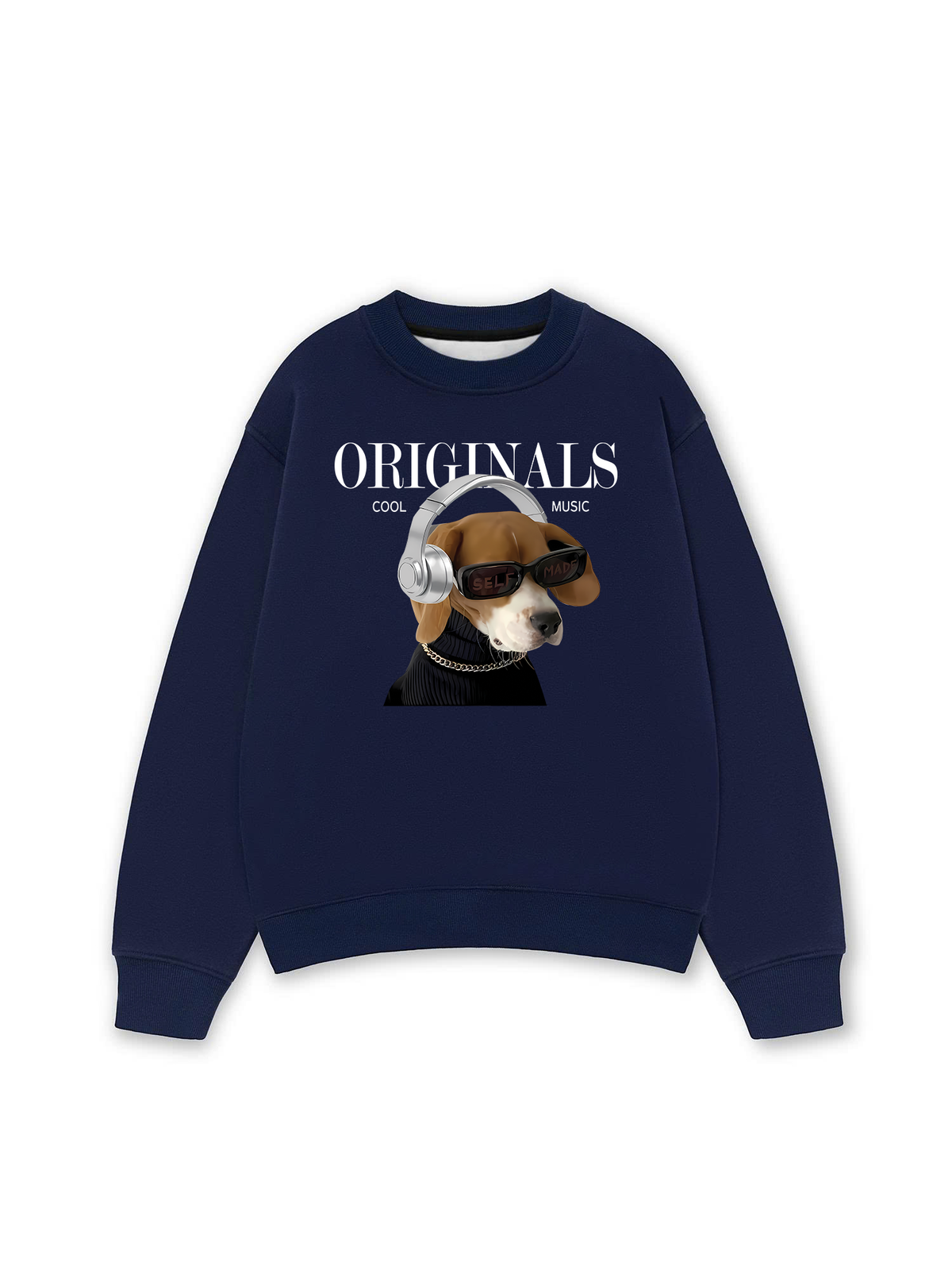 Áo Sweater Nỉ Hai Da Animal Mood Cool Music Dog