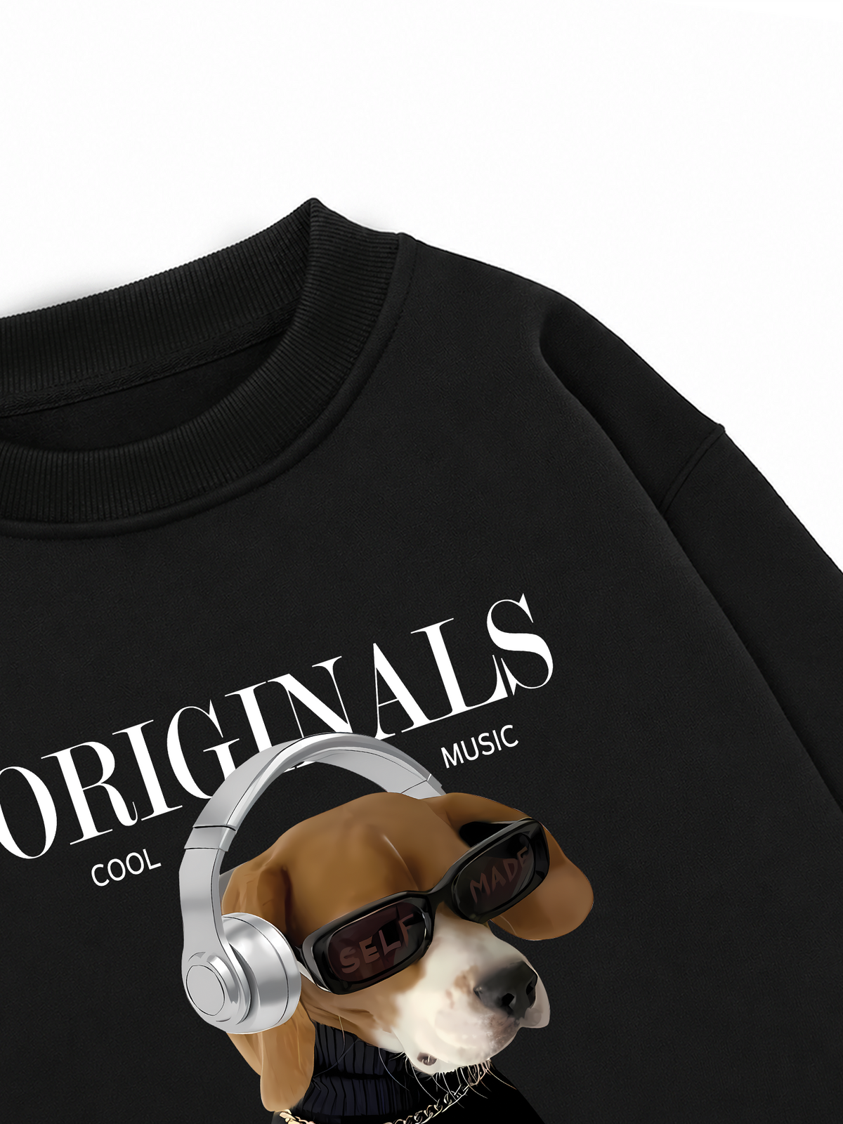 Áo Sweater Nỉ Hai Da Animal Mood Cool Music Dog