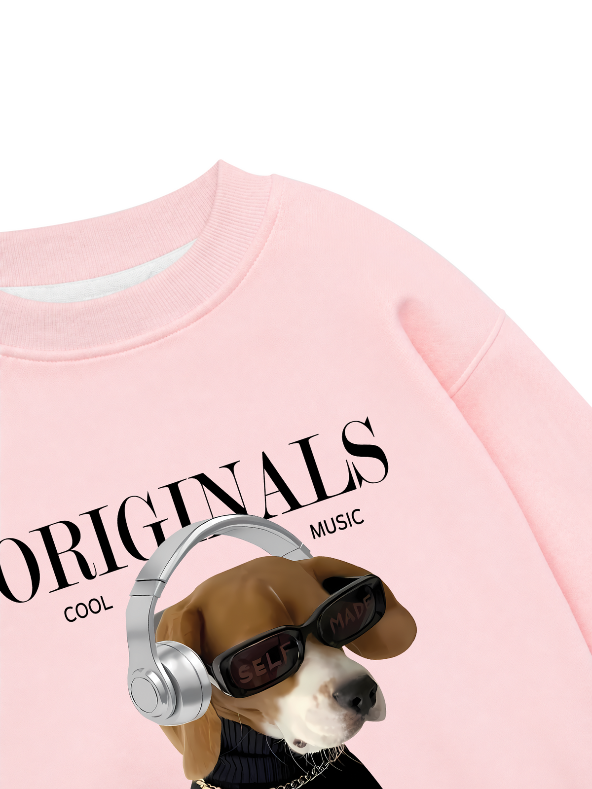 Áo Sweater Nỉ Hai Da Animal Mood Cool Music Dog