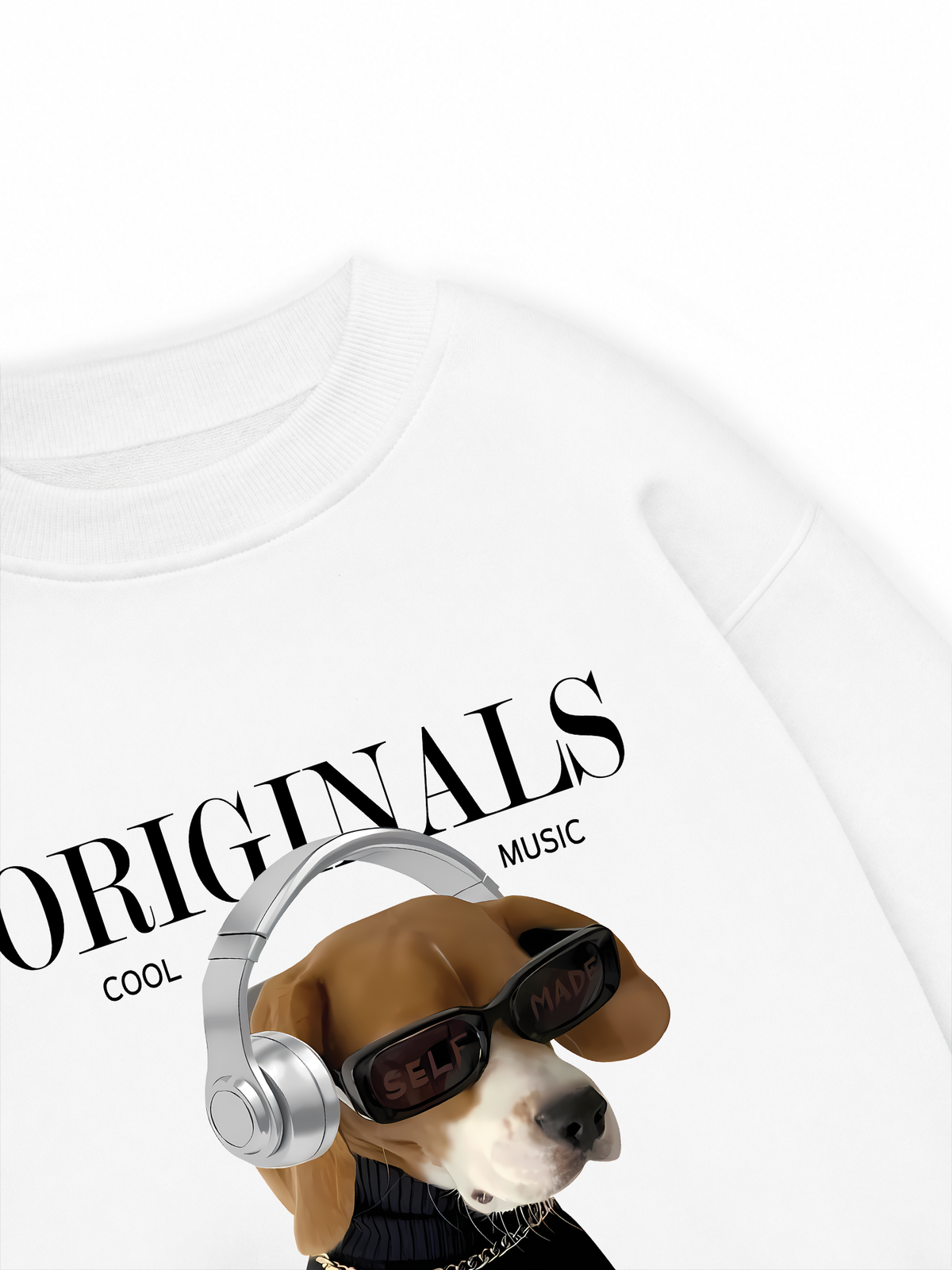 Áo Sweater Nỉ Hai Da Animal Mood Cool Music Dog