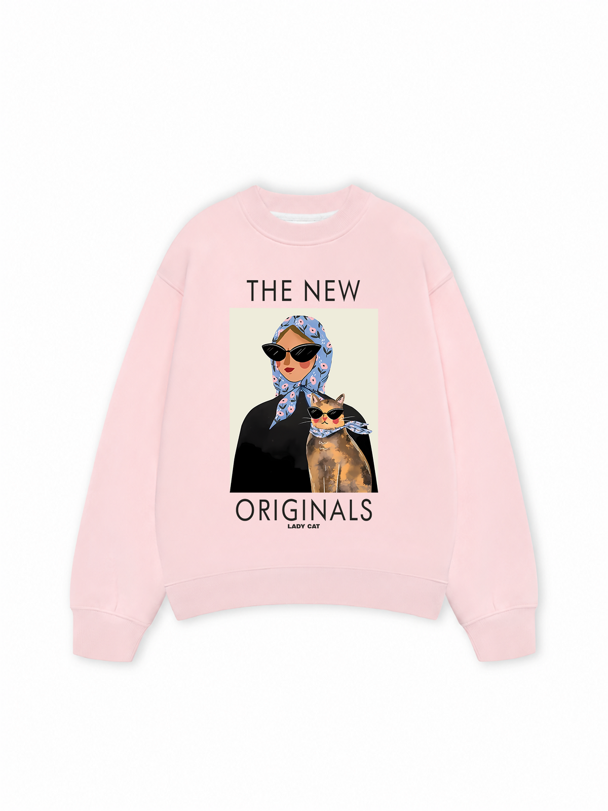 Áo Sweater Nỉ Hai Da Lady Cat