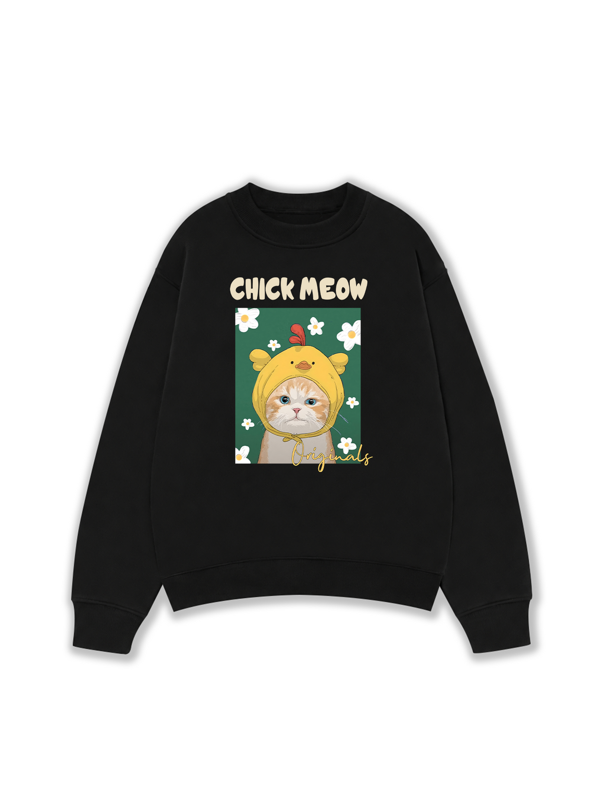 Áo Sweater Nỉ Hai Da Chick Meow