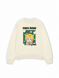 Áo Sweater Nỉ Hai Da Chick Meow