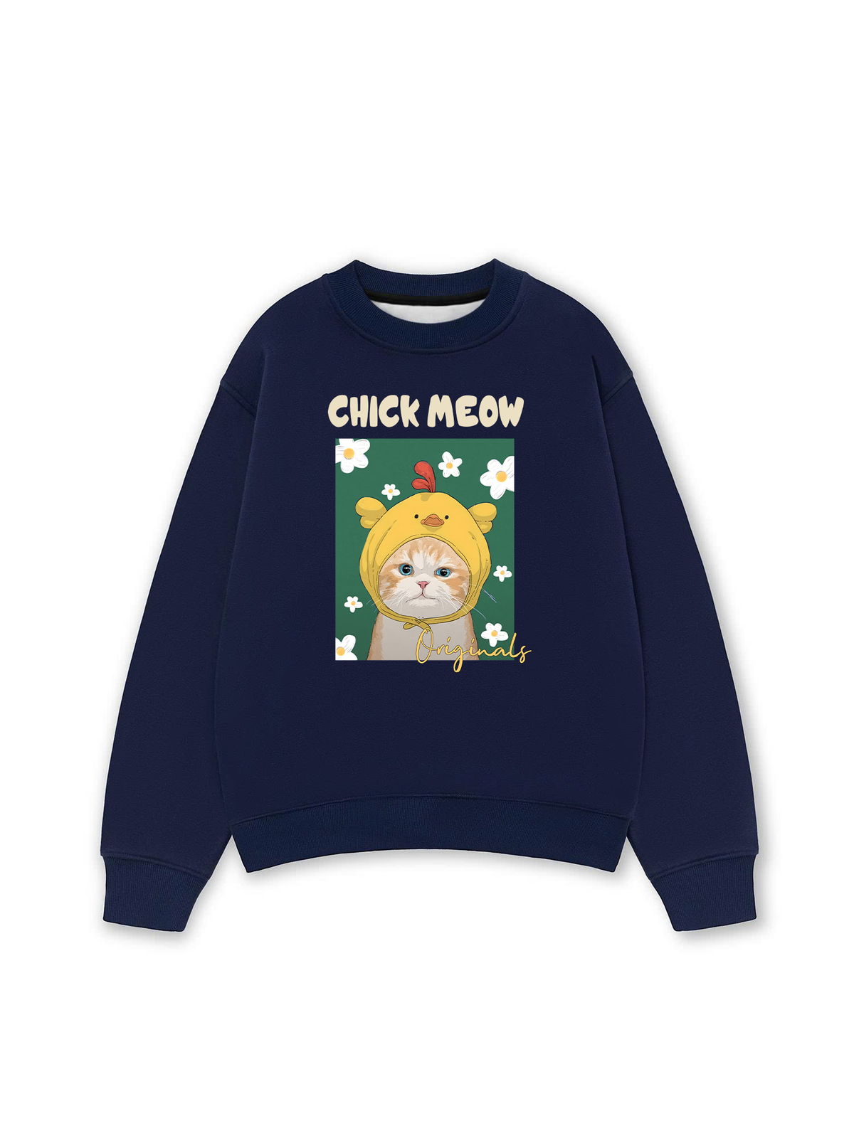 Áo Sweater Nỉ Hai Da Chick Meow