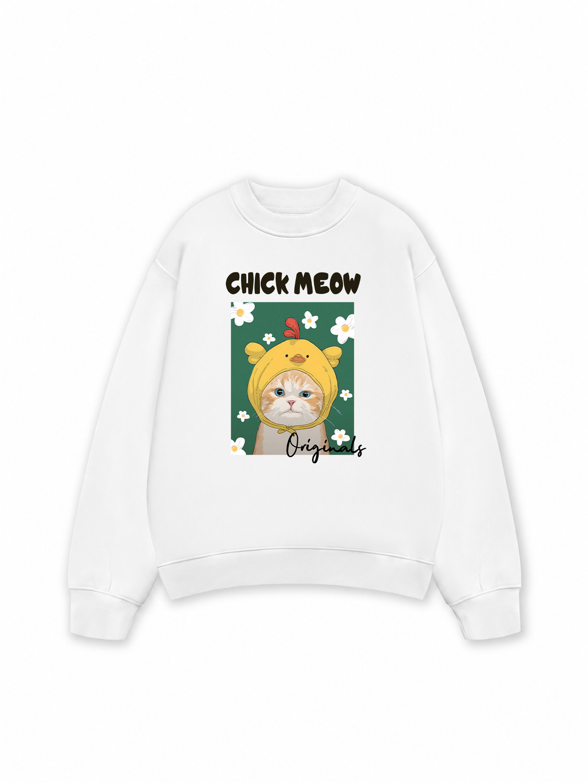 Áo Sweater Nỉ Hai Da Chick Meow