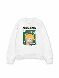 Áo Sweater Nỉ Hai Da Chick Meow