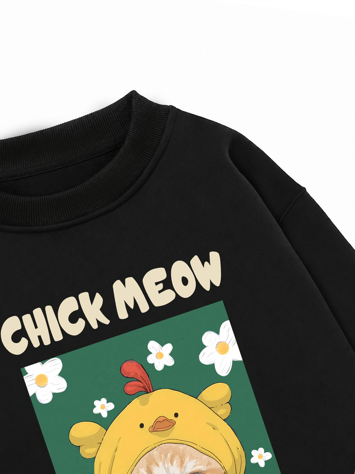 Áo Sweater Nỉ Hai Da Chick Meow