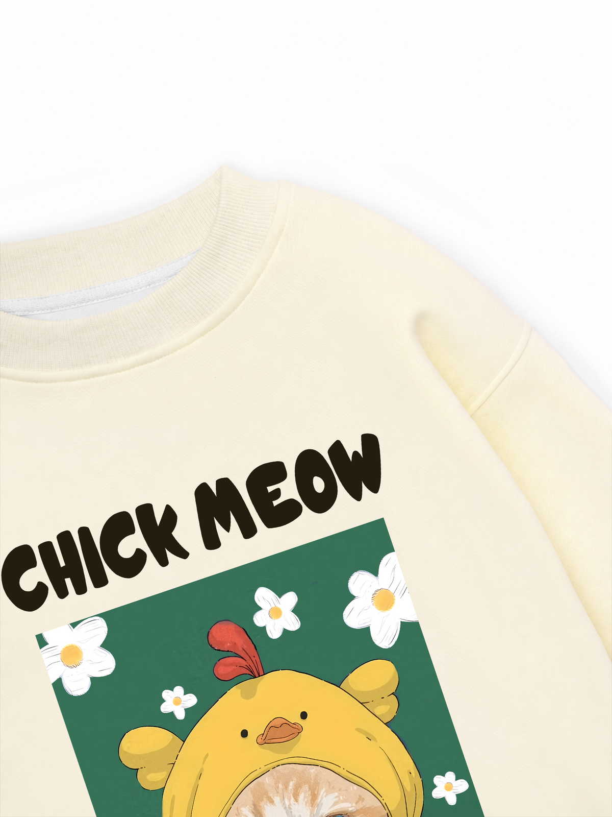 Áo Sweater Nỉ Hai Da Chick Meow