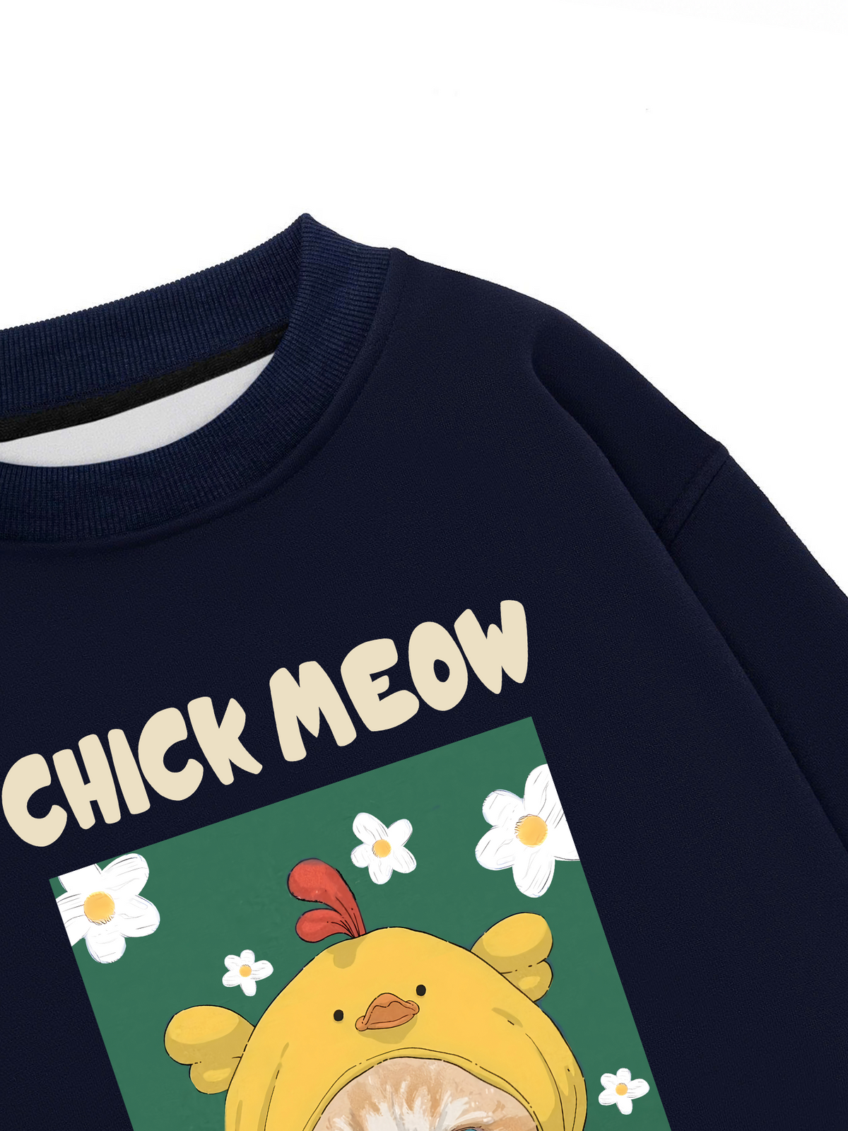 Áo Sweater Nỉ Hai Da Chick Meow