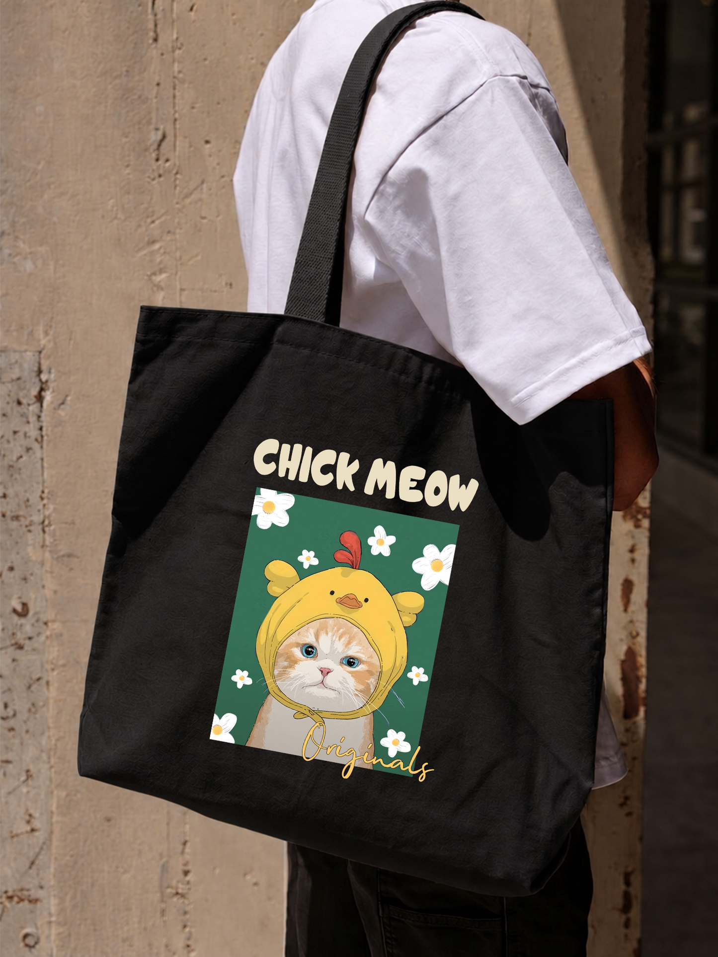 Túi Tote Chick Meow