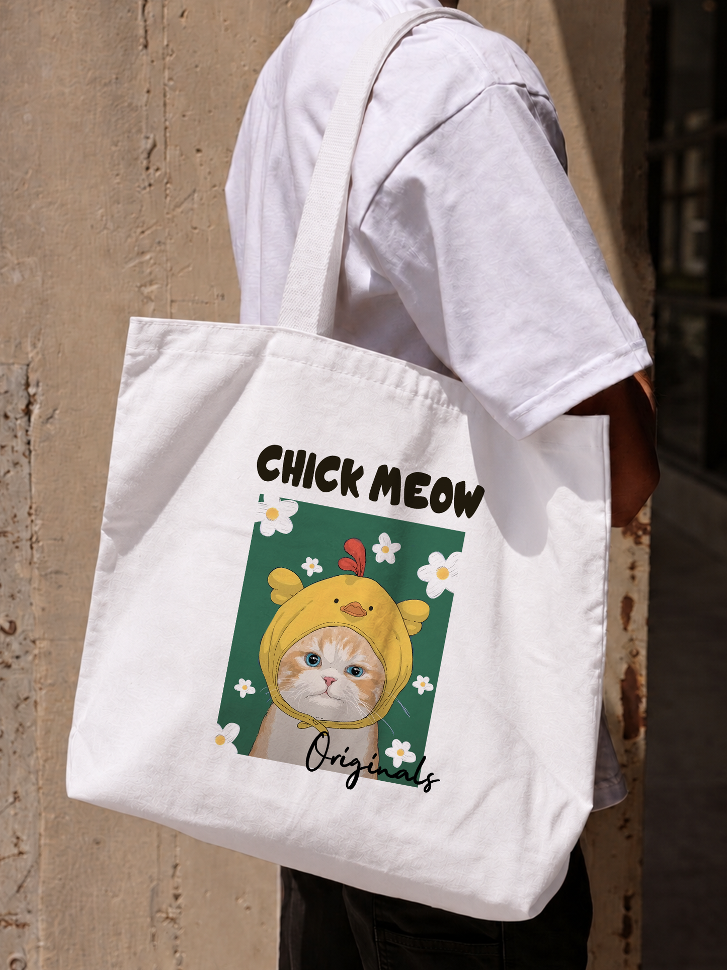 Túi Tote Chick Meow