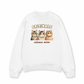 Áo Sweater Nỉ Hai Da Cute Three Cat Vitamin Meow