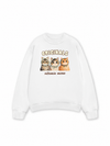 Áo Sweater Nỉ Hai Da Cute Three Cat Vitamin Meow