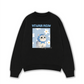 Áo Sweater Nỉ Hai Da Flower With Meow