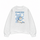 Áo Sweater Nỉ Hai Da Flower With Meow