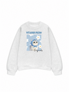 Áo Sweater Nỉ Hai Da Flower With Meow