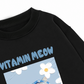 Áo Sweater Nỉ Hai Da Flower With Meow