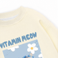 Áo Sweater Nỉ Hai Da Flower With Meow