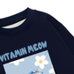 Áo Sweater Nỉ Hai Da Flower With Meow