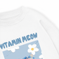 Áo Sweater Nỉ Hai Da Flower With Meow
