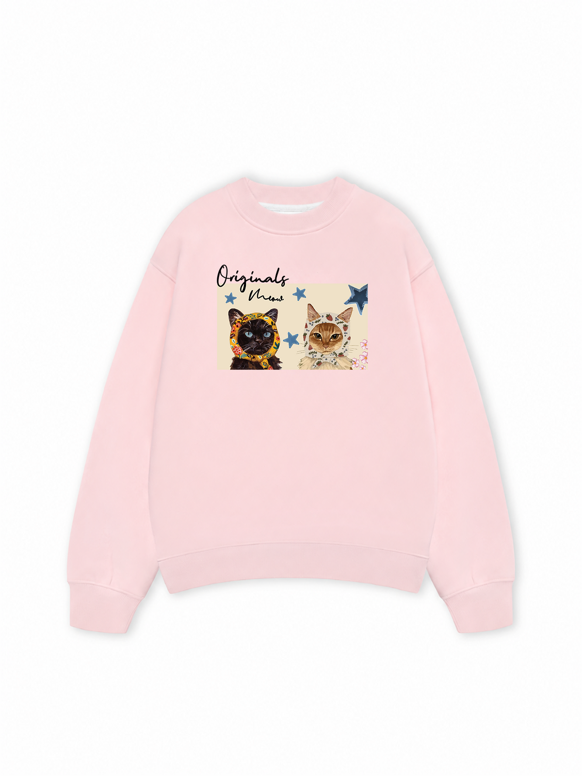 Áo Sweater Nỉ Hai Da Originals Meow