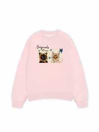 Áo Sweater Nỉ Hai Da Originals Meow
