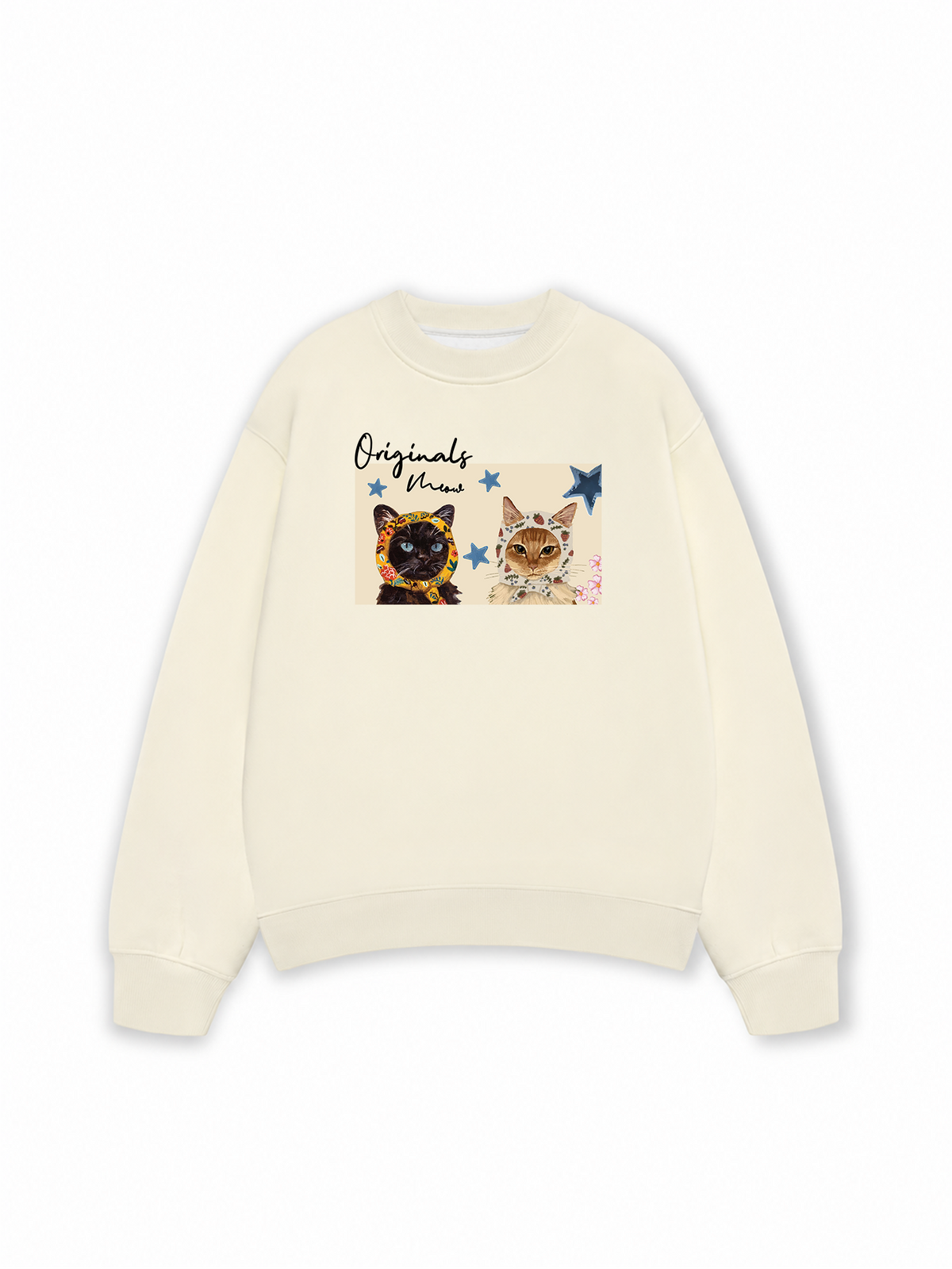 Áo Sweater Nỉ Hai Da Originals Meow