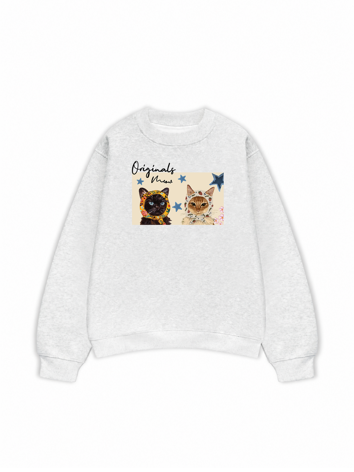 Áo Sweater Nỉ Hai Da Originals Meow