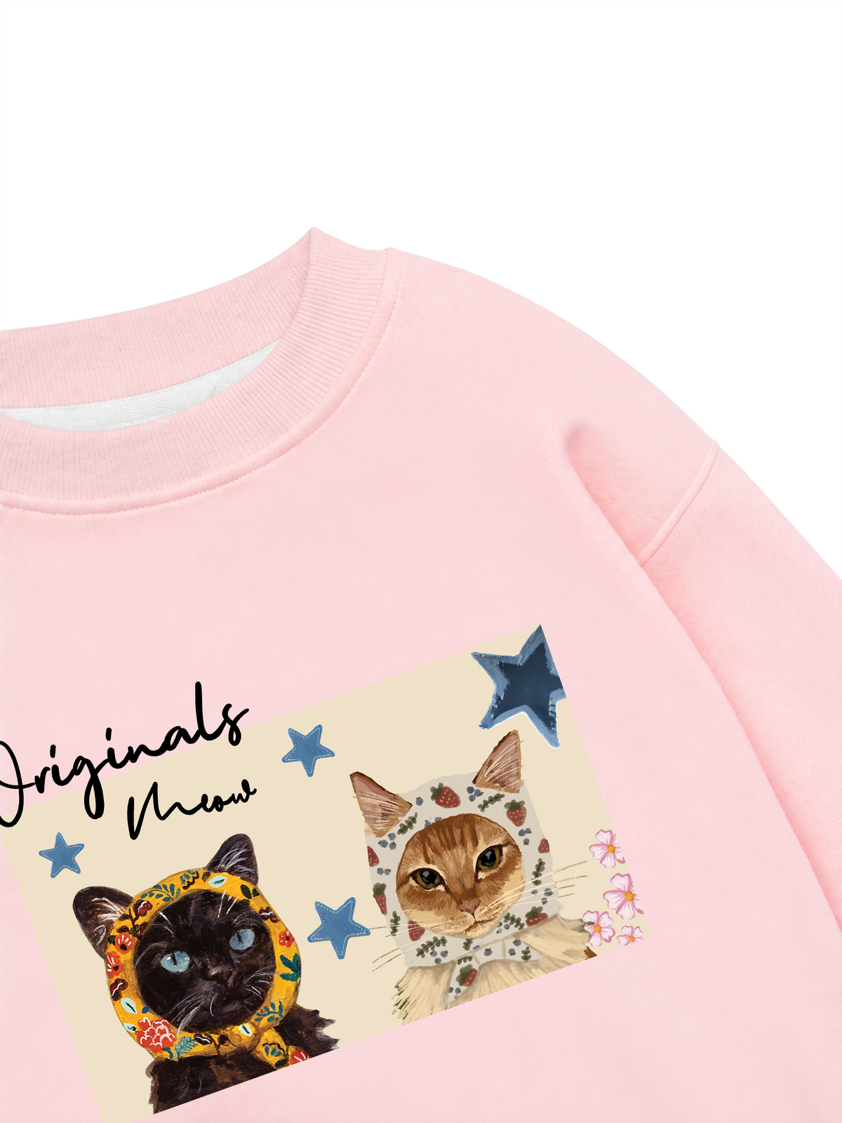 Áo Sweater Nỉ Hai Da Originals Meow