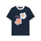 Áo Thun Ringer Relaxed Fit Summer Vibes Malibu Floral