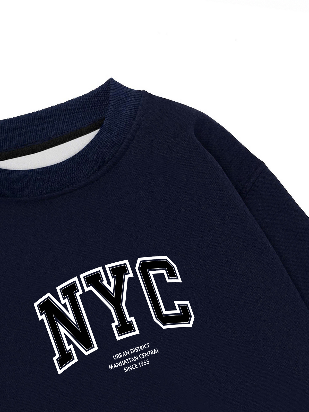 Áo Sweater Nỉ Hai Da NYC URBAN DISTRICT