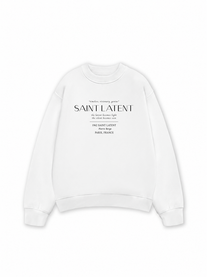 Áo Sweater Nỉ Hai Da SAINT LATENT