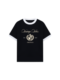 Áo Thun Ringer Relaxed Fit VINTAGE VIBES