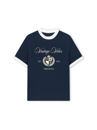Áo Thun Ringer Relaxed Fit VINTAGE VIBES