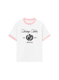 Áo Thun Ringer Relaxed Fit VINTAGE VIBES