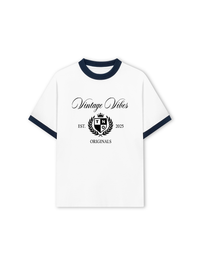 Áo Thun Ringer Relaxed Fit VINTAGE VIBES