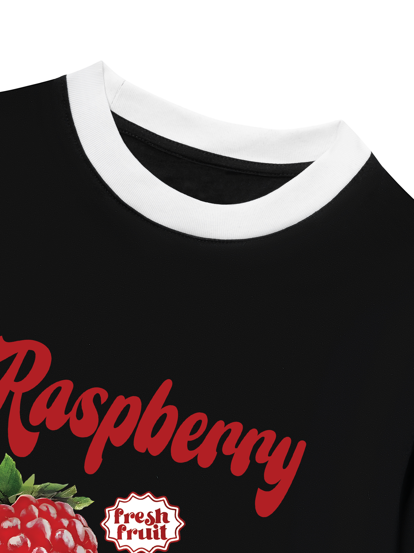 Áo Thun Ringer Relaxed Fit Summer Vibes Raspberry