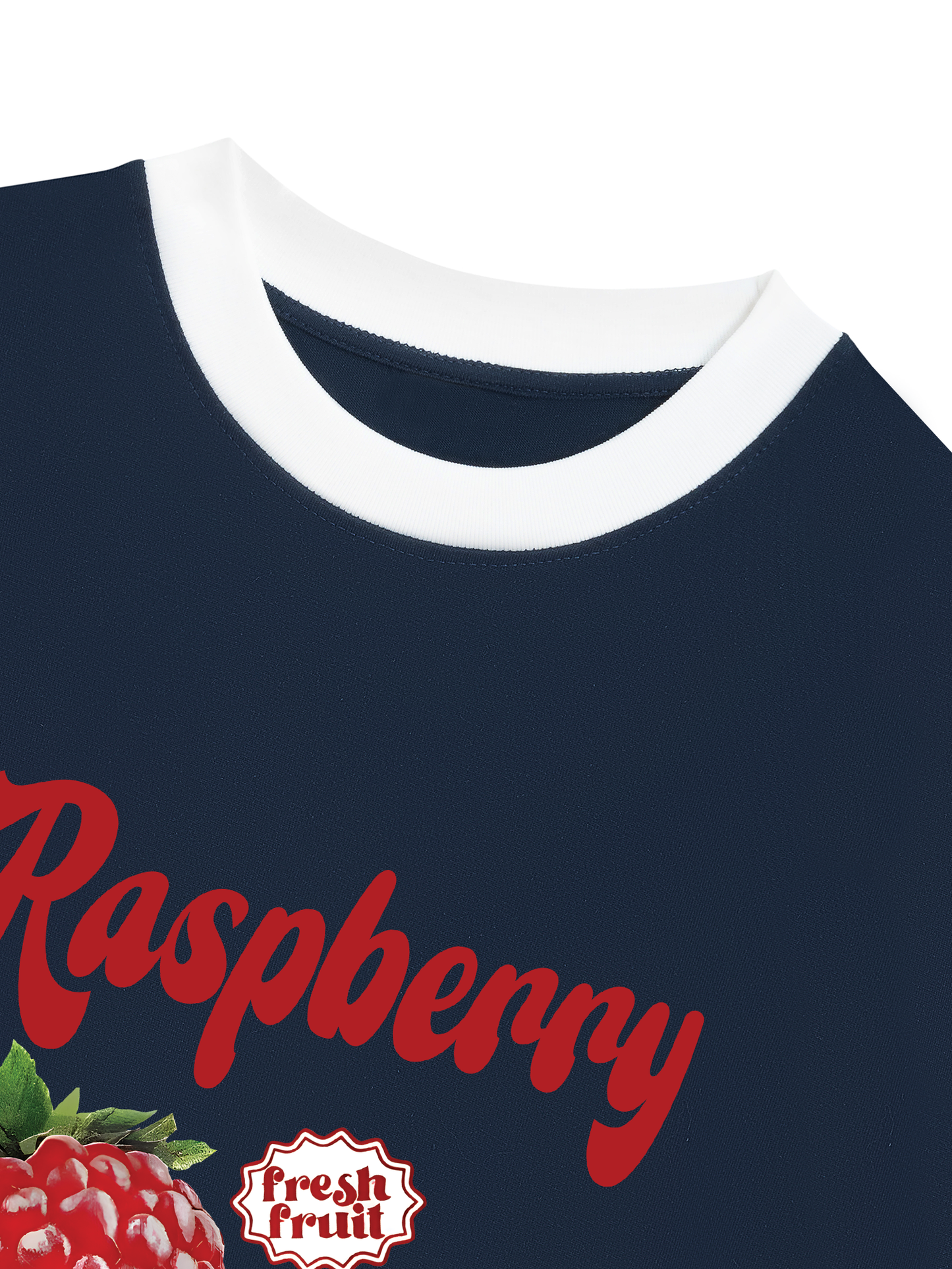 Áo Thun Ringer Relaxed Fit Summer Vibes Raspberry