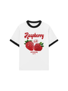 Áo Thun Ringer Relaxed Fit Summer Vibes Raspberry