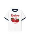 Áo Thun Ringer Relaxed Fit Summer Vibes Raspberry