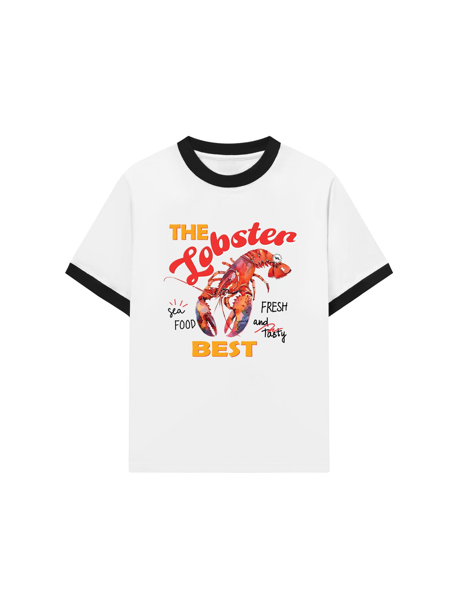 Áo Thun Ringer Relaxed Fit Summer Vibes The Lobster