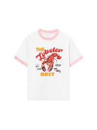 Áo Thun Ringer Relaxed Fit Summer Vibes The Lobster