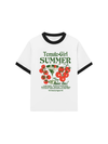 Áo Thun Ringer Relaxed Fit Summer Vibes Tomato Girl