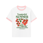 Áo Thun Ringer Relaxed Fit Summer Vibes Tomato Girl