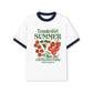 Áo Thun Ringer Relaxed Fit Summer Vibes Tomato Girl