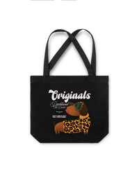 Túi Tote Leopard Dachshund