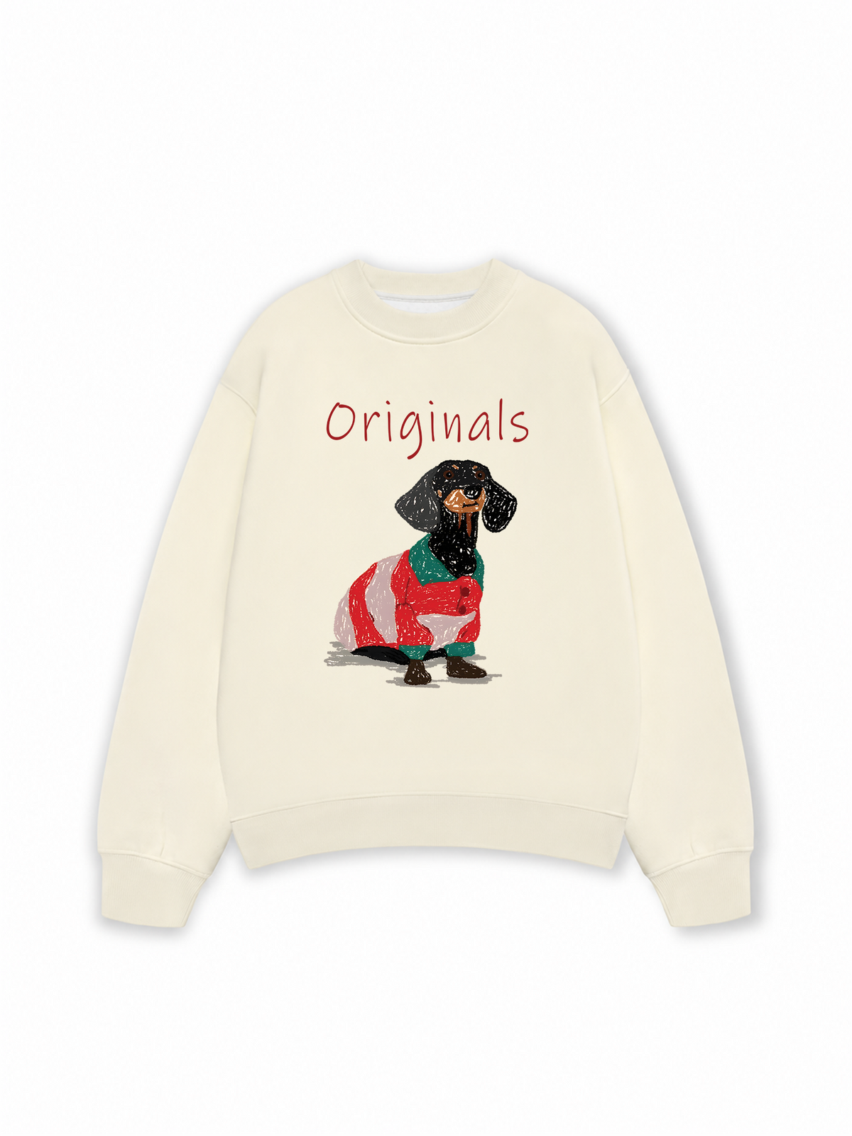 Áo Sweater Nỉ Hai Da Luxury Dachshund