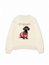 Áo Sweater Nỉ Hai Da Luxury Dachshund